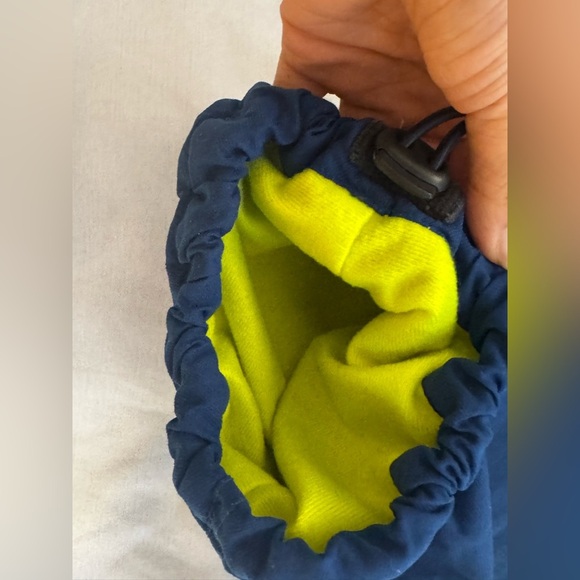 GAP Fleece-Lined Snow Pants Men’s Medium (32–34)Blue/Neon Yellow Vintage Outdoor - Picture 7 of 7